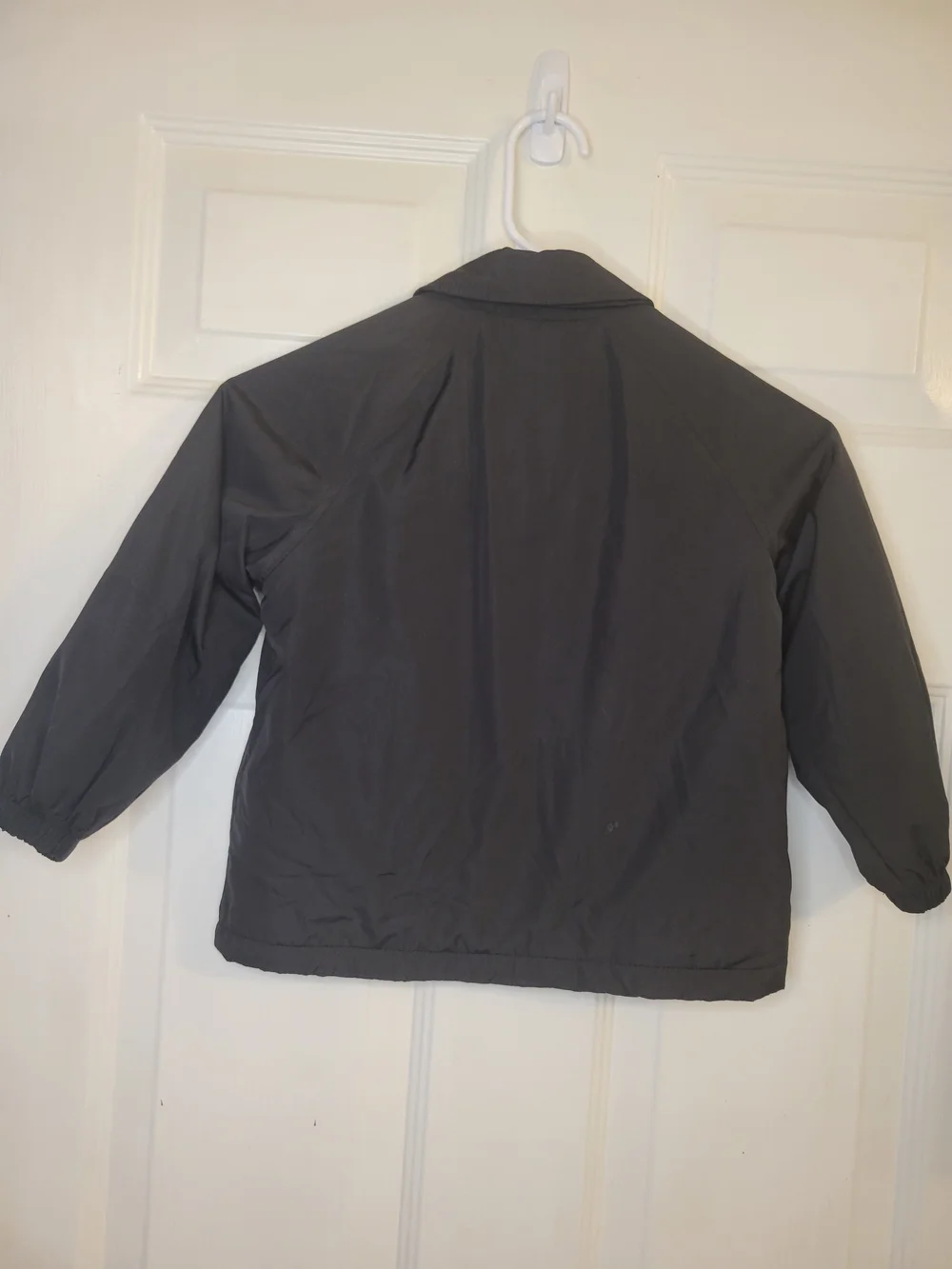 Zara Black Button-Front Coach Jacket - Picture 3 of 7